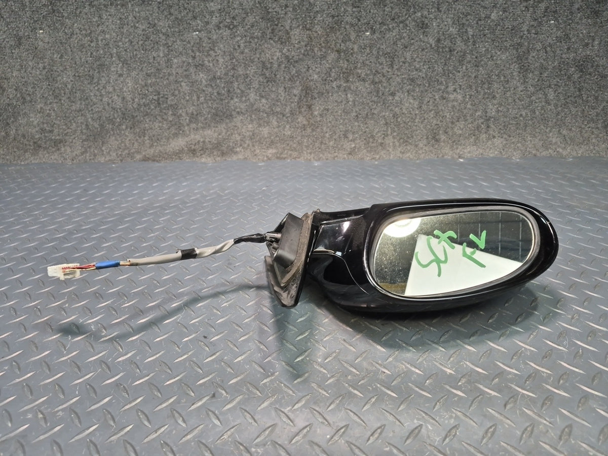 02-08 Lexus SC430 Left Door Exterior Side View Heated Mirror Black OEM