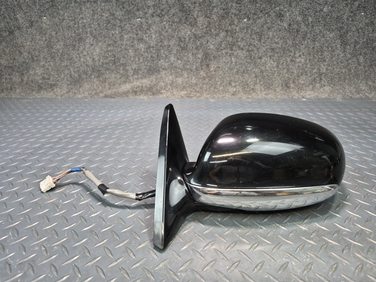 02-08 Lexus SC430 Left Door Exterior Side View Heated Mirror Black OEM