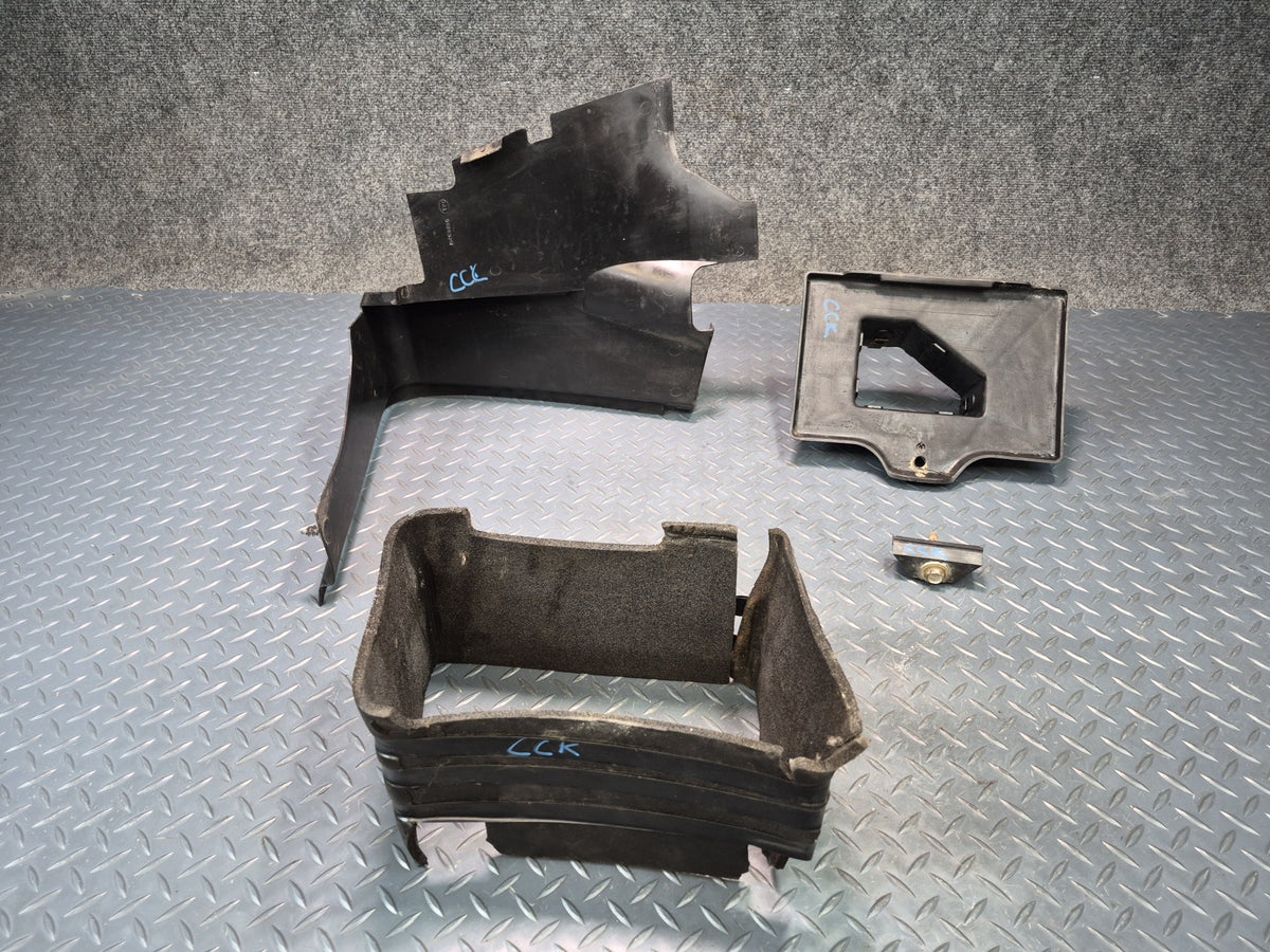 97-04 Chevrolet Corvette C5 Battery Tray Mount Holder Heat Shield Set OEM