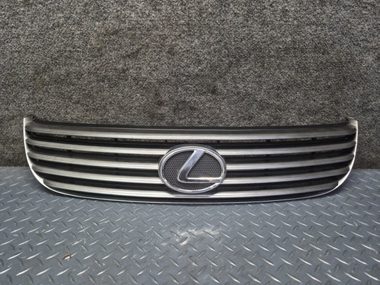 02-05 Lexus UZZ40L SC430 Front Bumper Chrome Grille w Emblem OEM