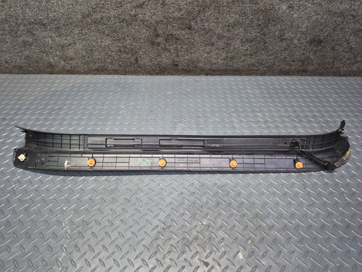 02-05 Lexus UZZ40L SC430 Left & Right Door Step Scuff Sill Plate Trim Set OEM