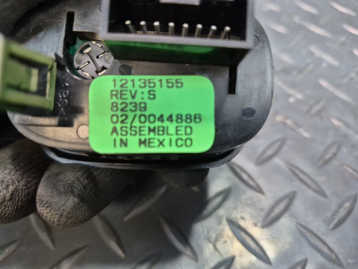 97-04 Chevrolet Corvette C5 Fog Light Trunk Release Switch Button 12135155 OEM