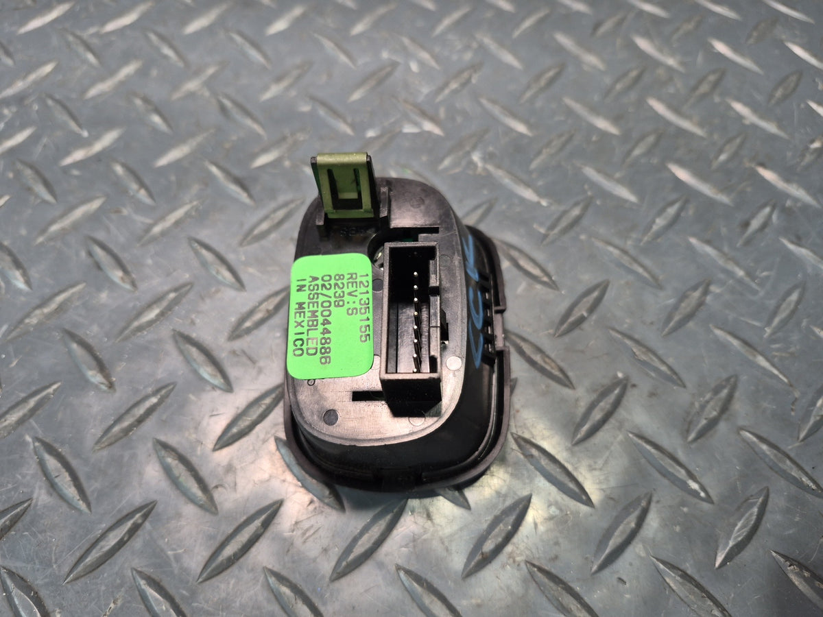 97-04 Chevrolet Corvette C5 Fog Light Trunk Release Switch Button 12135155 OEM