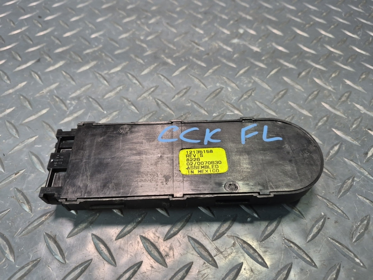 97-04 Chevrolet Corvette C5 Front Left or Right Seat Control Switch 12135158 OEM