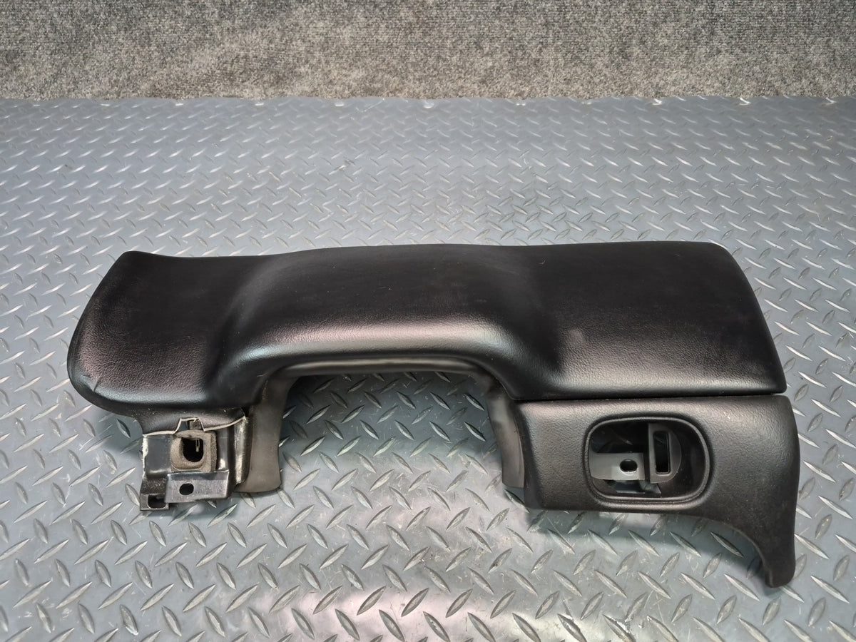 97-04 Chevrolet Corvette C5 Left Under Dash Knee Trim Cover Panel Black OEM