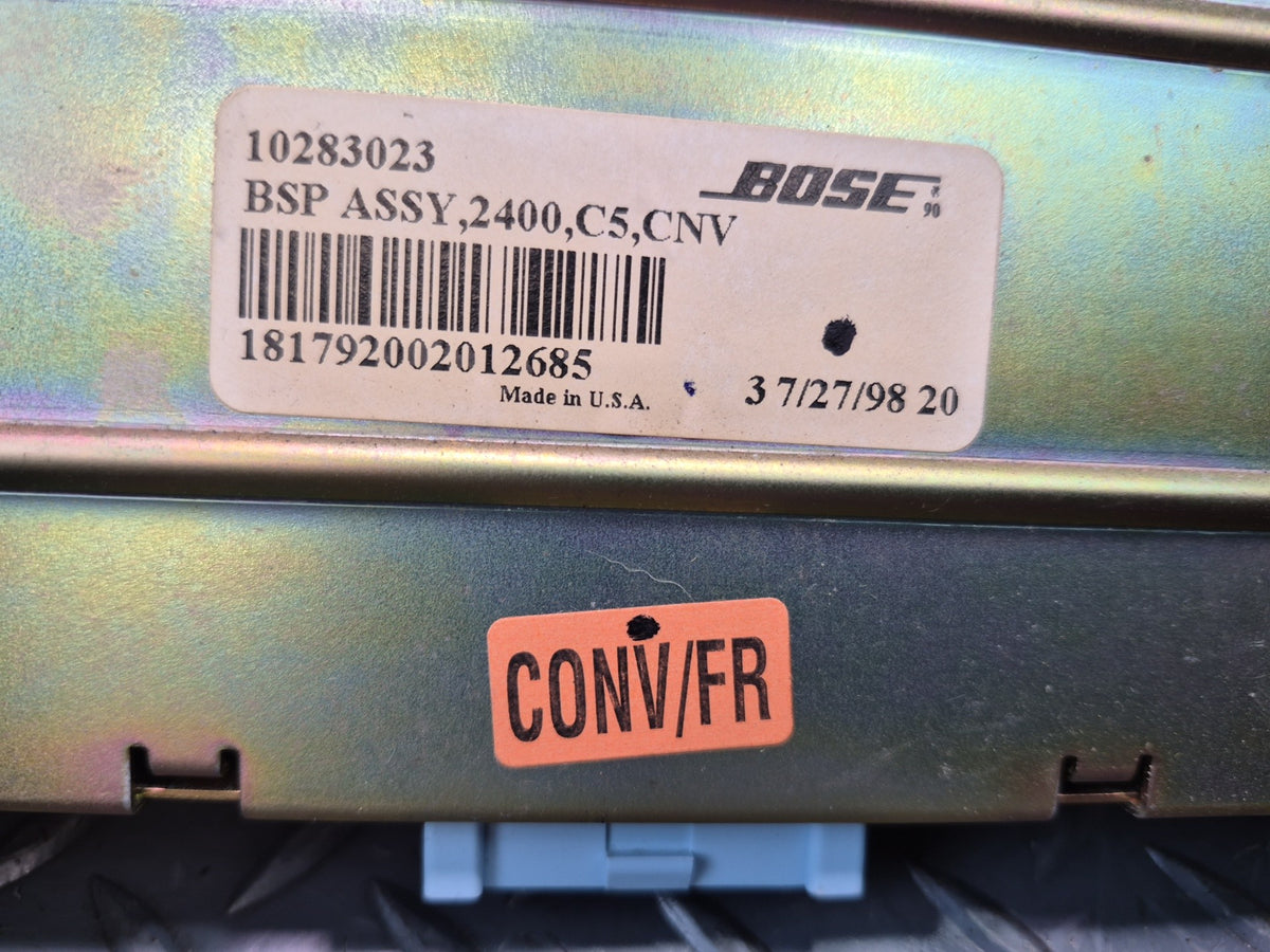 98-04 Chevrolet Corvette C5 Convert Bose Audio System Amplifier AMP 10283023 OEM