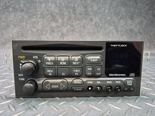 97-04 Chevrolet Corvette C5 Radio CD Player Receiver Head Unit 16257601 OEM