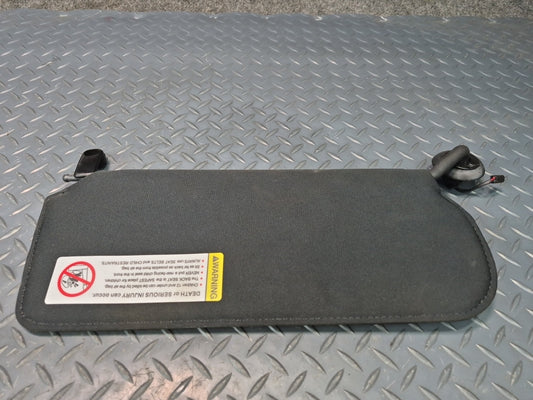 98-04 Chevrolet Corvette C5 Conv Set of 2 Front Left Right Sun Visor Black OEM