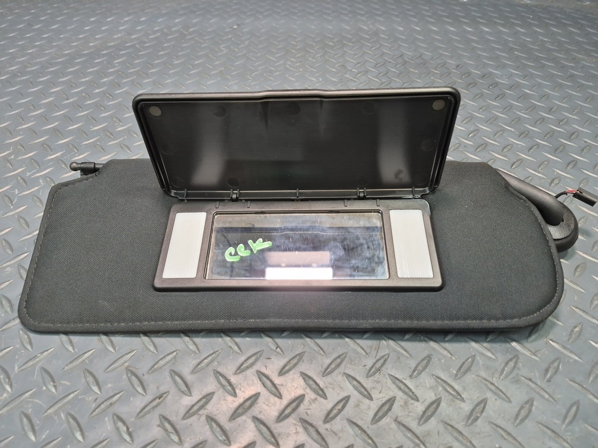 98-04 Chevrolet Corvette C5 Conv Set of 2 Front Left Right Sun Visor Black OEM