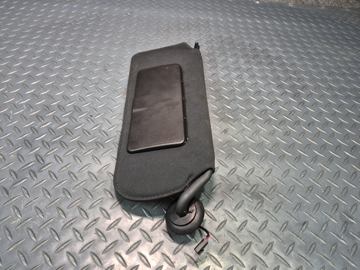 98-04 Chevrolet Corvette C5 Conv Set of 2 Front Left Right Sun Visor Black OEM