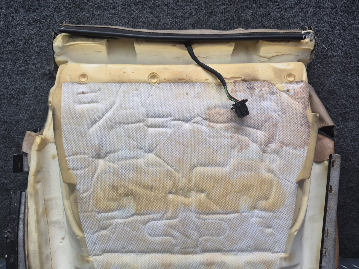 2008-2010 Porsche Cayenne 957 Front Left Seat Lower Leather Cushion Sand Beige