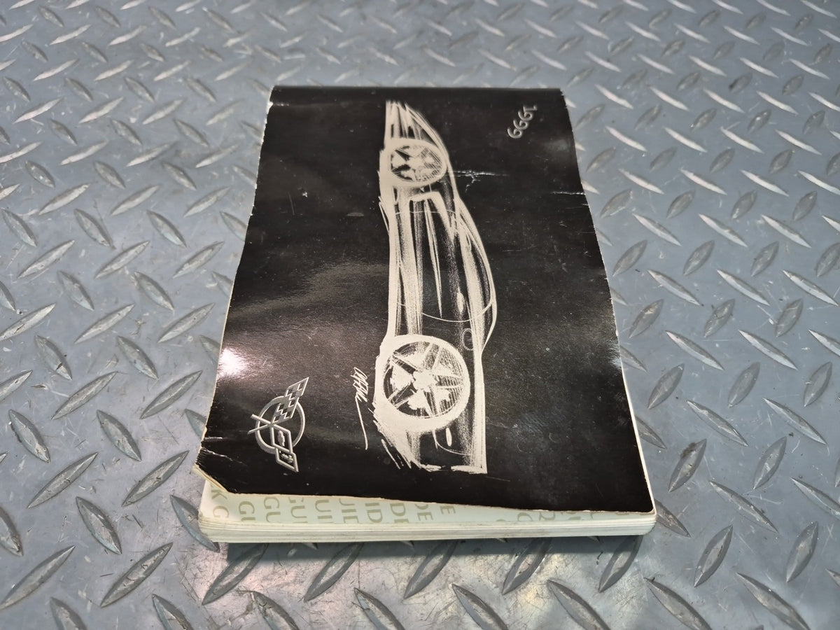 1999 Chevrolet Corvette C5 Owner Operator User Guide Manual Book OEM