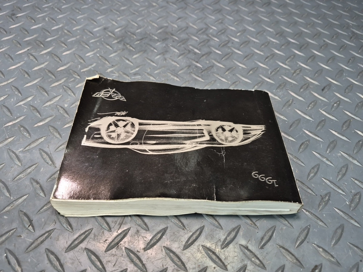 1999 Chevrolet Corvette C5 Owner Operator User Guide Manual Book OEM