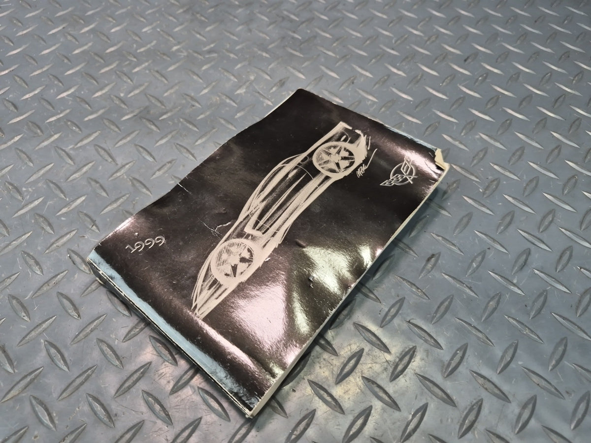 1999 Chevrolet Corvette C5 Owner Operator User Guide Manual Book OEM