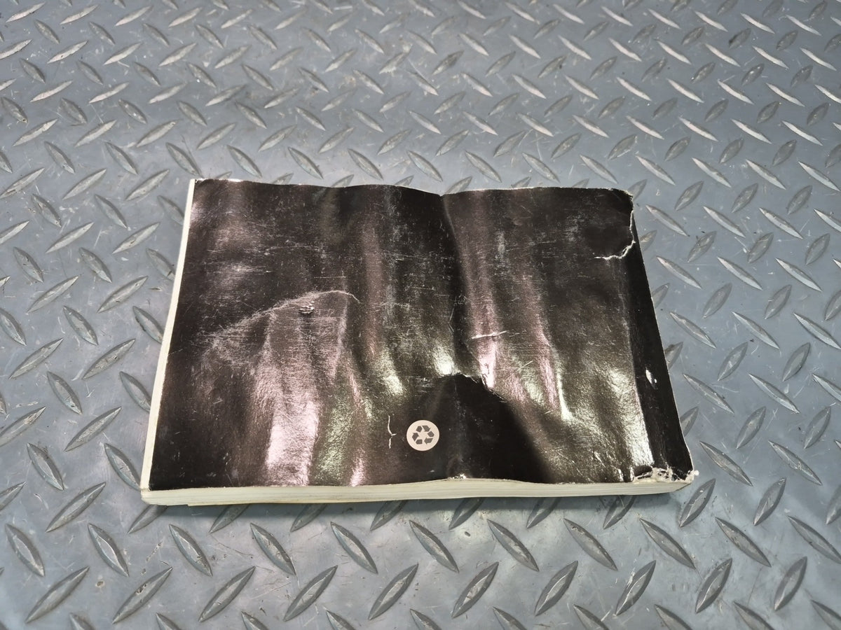 1999 Chevrolet Corvette C5 Owner Operator User Guide Manual Book OEM
