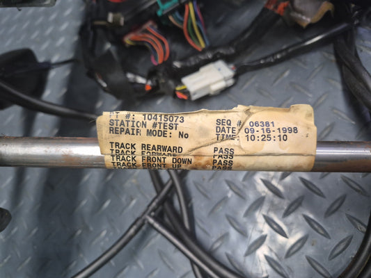 97-99 Chevrolet Corvette C5 Front Left Seat Lower Frame Track Rail w Motors OEM