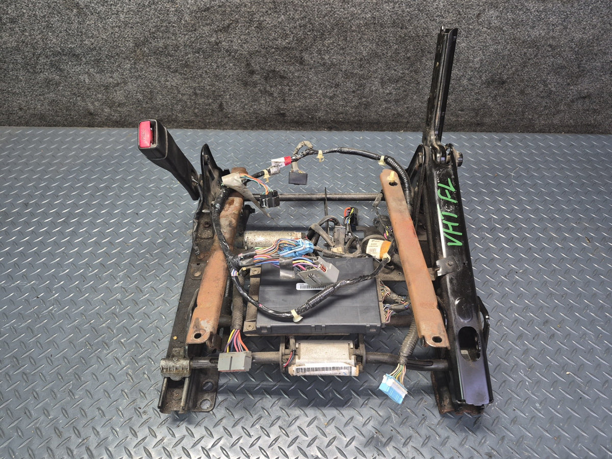 2003-2007 Hummer H2 Front Left Side Seat Lower Frame Track Rail W/ Motors