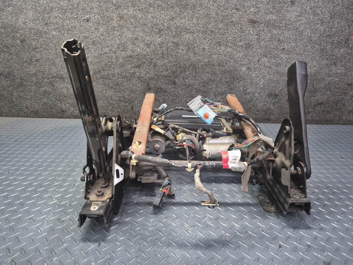 2003-2007 Hummer H2 Front Left Side Seat Lower Frame Track Rail W/ Motors