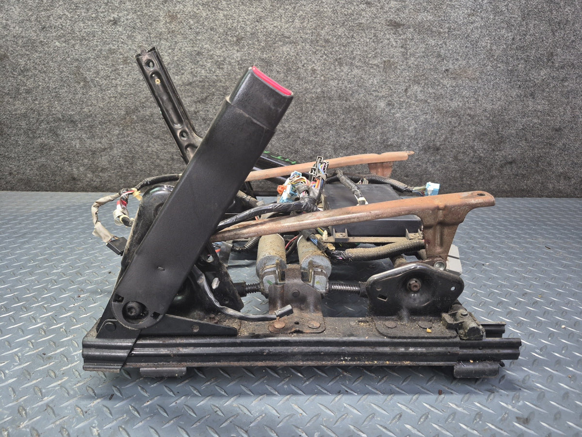 2003-2007 Hummer H2 Front Left Side Seat Lower Frame Track Rail W/ Motors