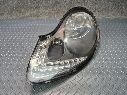 1999-2001 Porsche 911 996 Front Aftermarket LED DRL Headlight Lamp Set Damaged