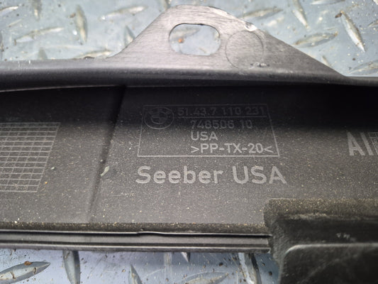 03-08 BMW E85 Z4 Convertible Rear Behind Seat TOP Deflector Trim 7110231 OEM