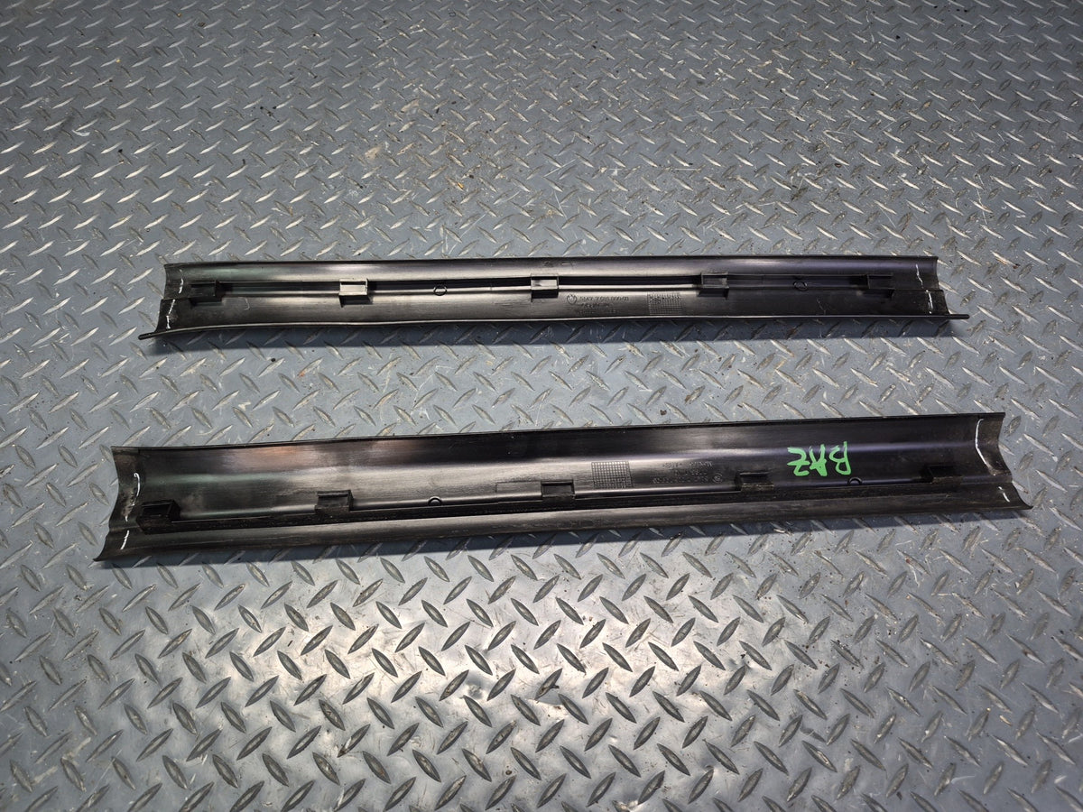 03-08 BMW E85 Z4 Set of 2 Left & Right Door Scuff Sill Plate Trim Cover OEM