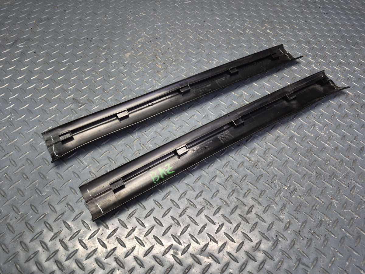 03-08 BMW E85 Z4 Set of 2 Left & Right Door Scuff Sill Plate Trim Cover OEM