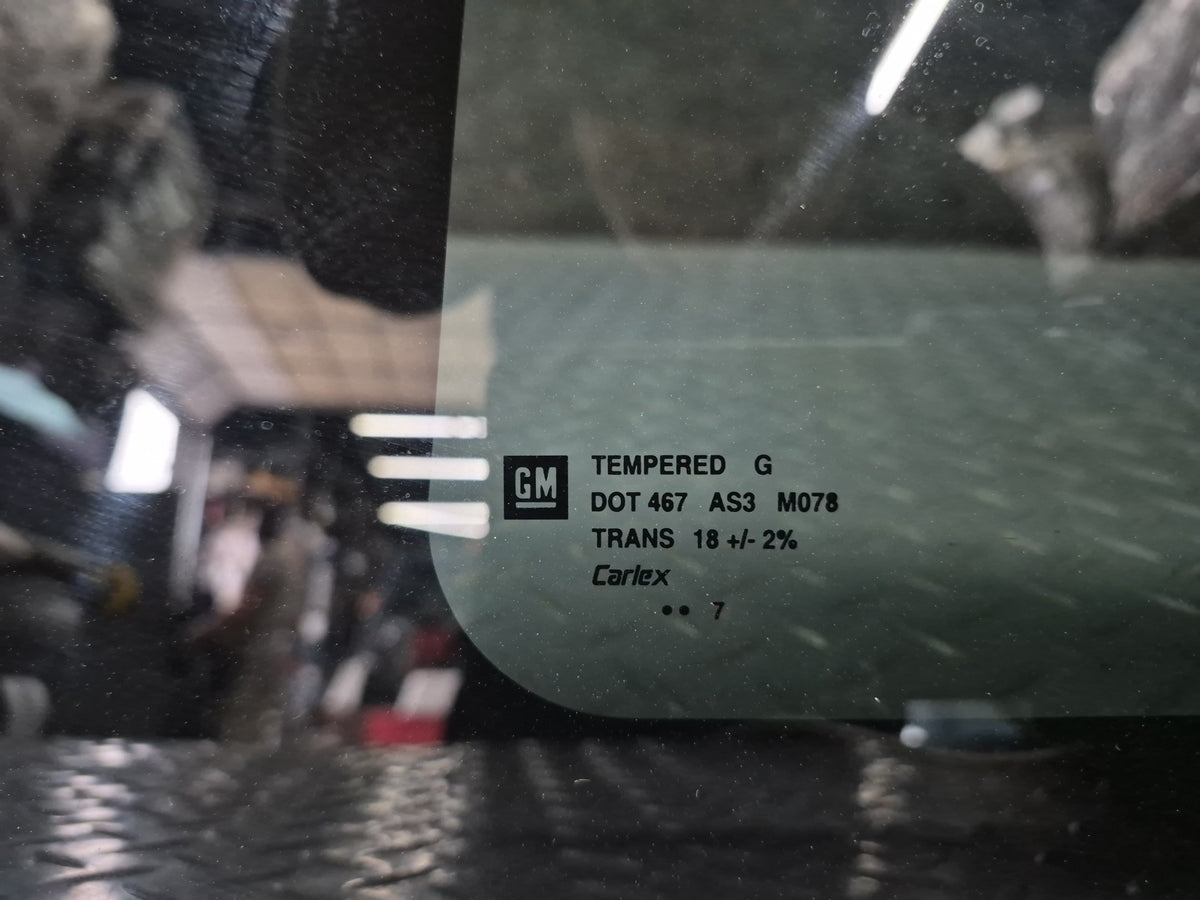 2008-2009 Hummer H2 Rear Right Pass Side Quarter Glass Window