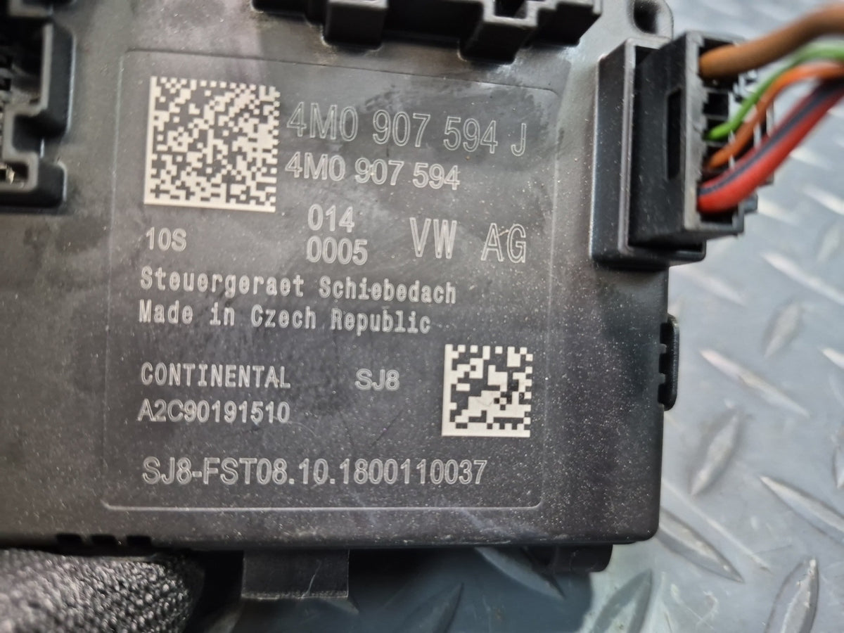 17-25 Audi A4 S4 A5 S5 Sunroof Window Control Module Unit 4M0907594J OEM