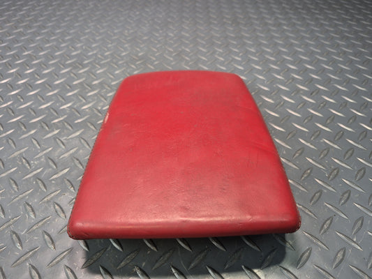 17-19 Audi A4 S4 A5 S5 Center Console Leather Armrest Lid Cover RED OEM