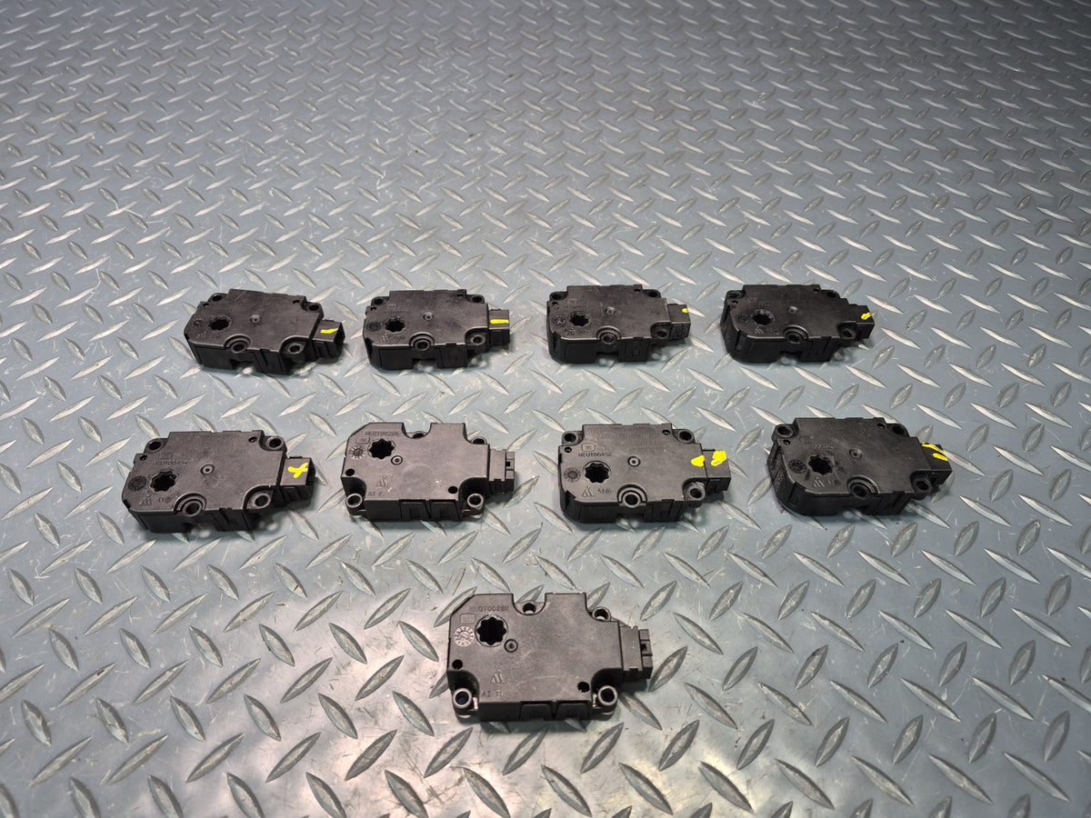 18-23 Audi A5 S5 Sportback Set of 9 A/C Heater Flap Actuator Motor OEM