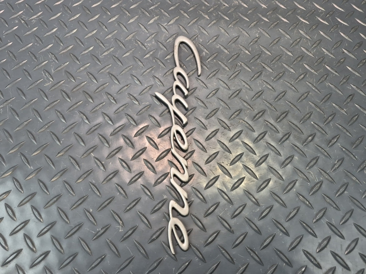 2003-2010 Porsche Cayenne 957 Rear Trunk Lid Emblem Letter Badge Symbol