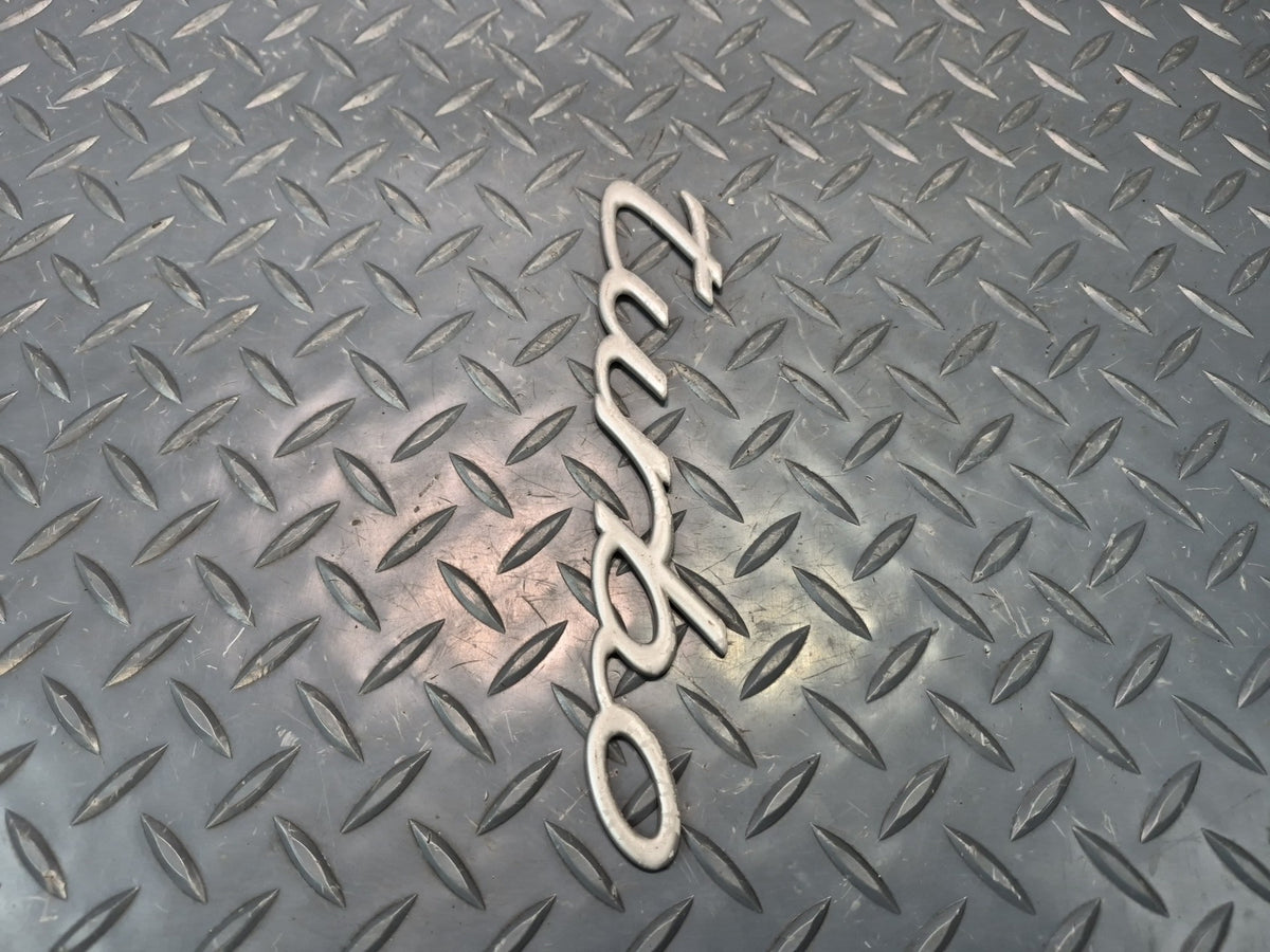 2003-2010 Porsche Cayenne 957 Rear Trunk Lid Emblem Letter Badge Symbol
