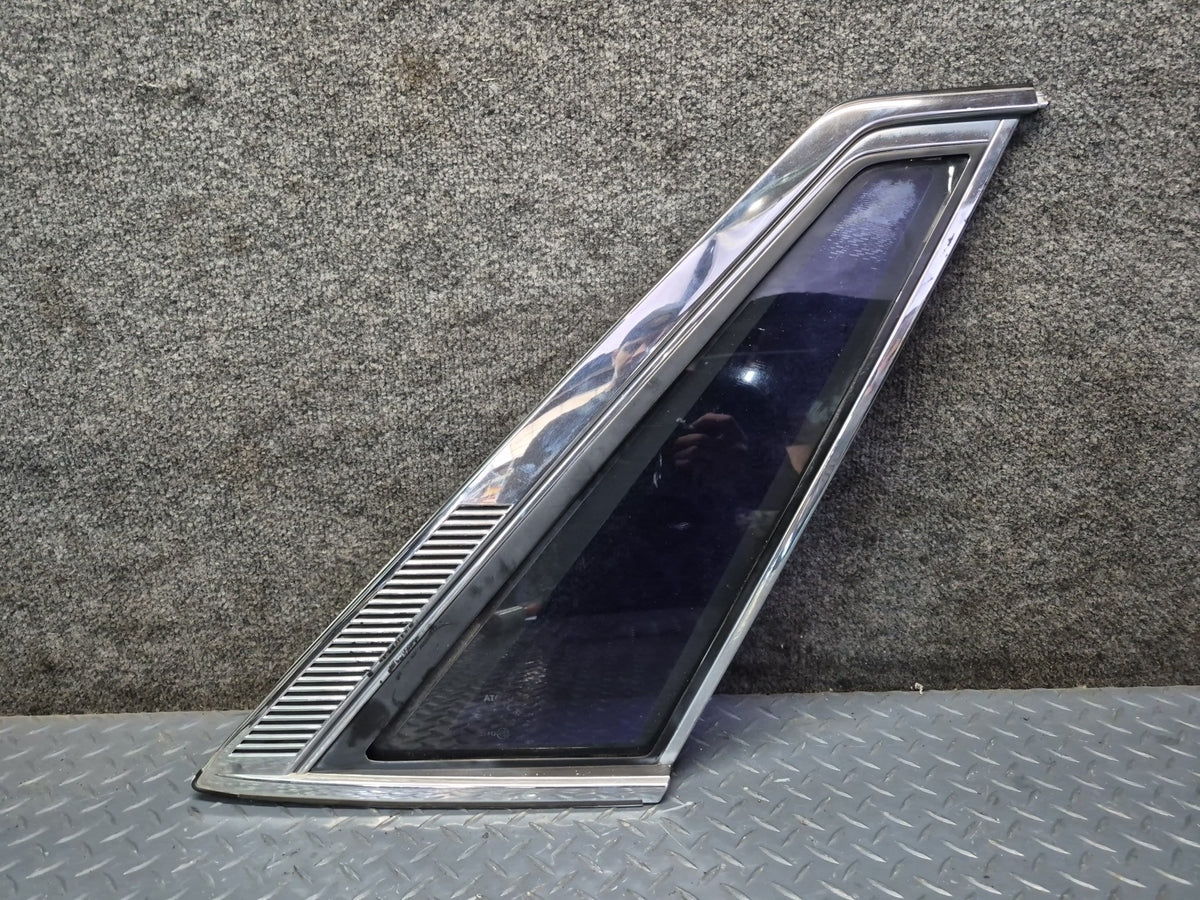 84-86 Toyota Cressida MX73 Sedan Rear Right Quarter Window Glass w Molding OEM