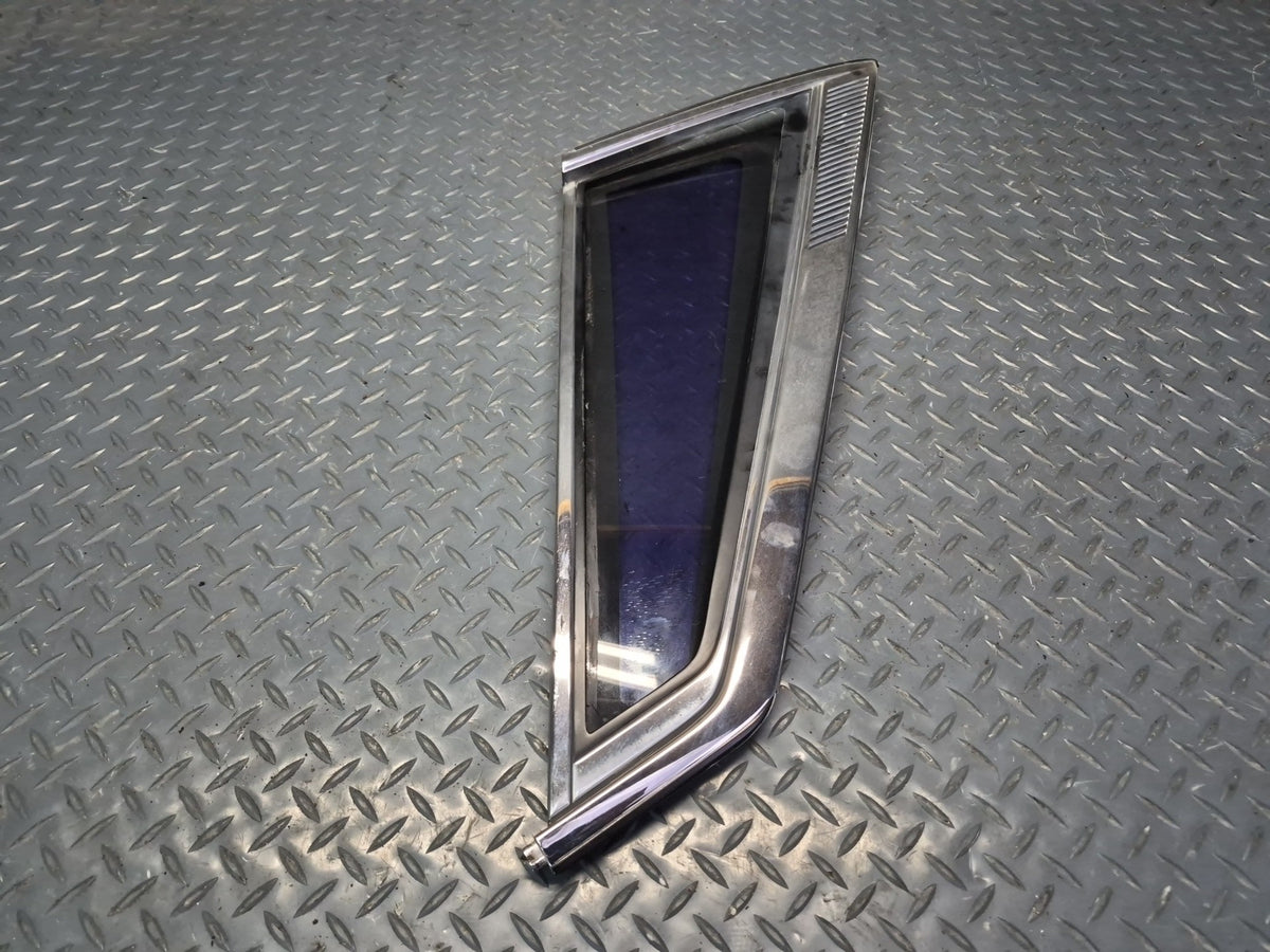 84-86 Toyota Cressida MX73 Sedan Rear Right Quarter Window Glass w Molding OEM