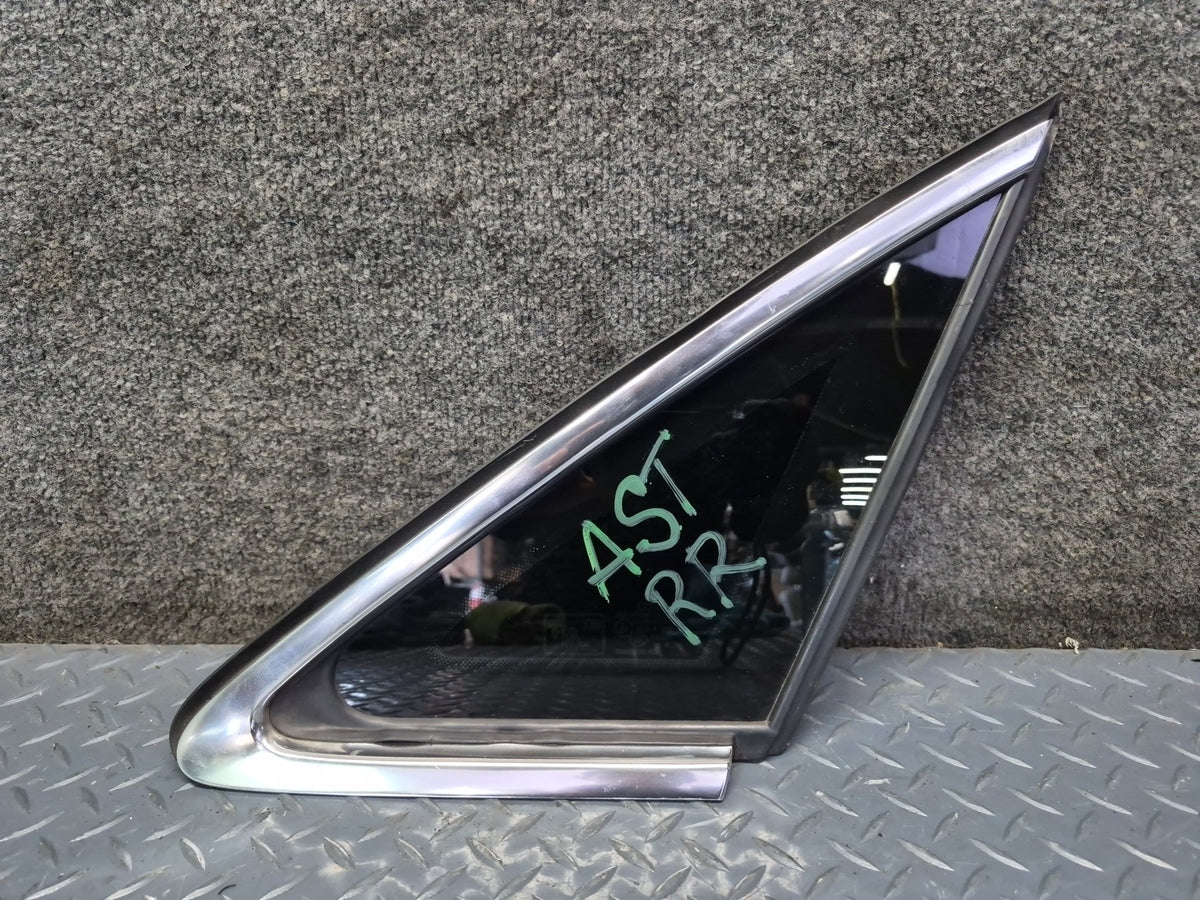 15-20 Audi S3 8VS 4 Door Sedan Rear Right Side Quarter Panel Window Glass OEM