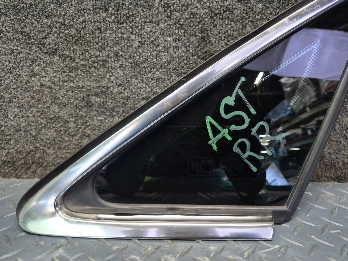 15-20 Audi S3 8VS 4 Door Sedan Rear Right Side Quarter Panel Window Glass OEM