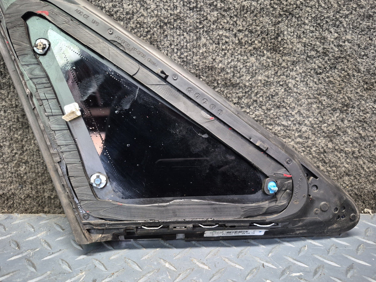 15-20 Audi S3 8VS 4 Door Sedan Rear Right Side Quarter Panel Window Glass OEM