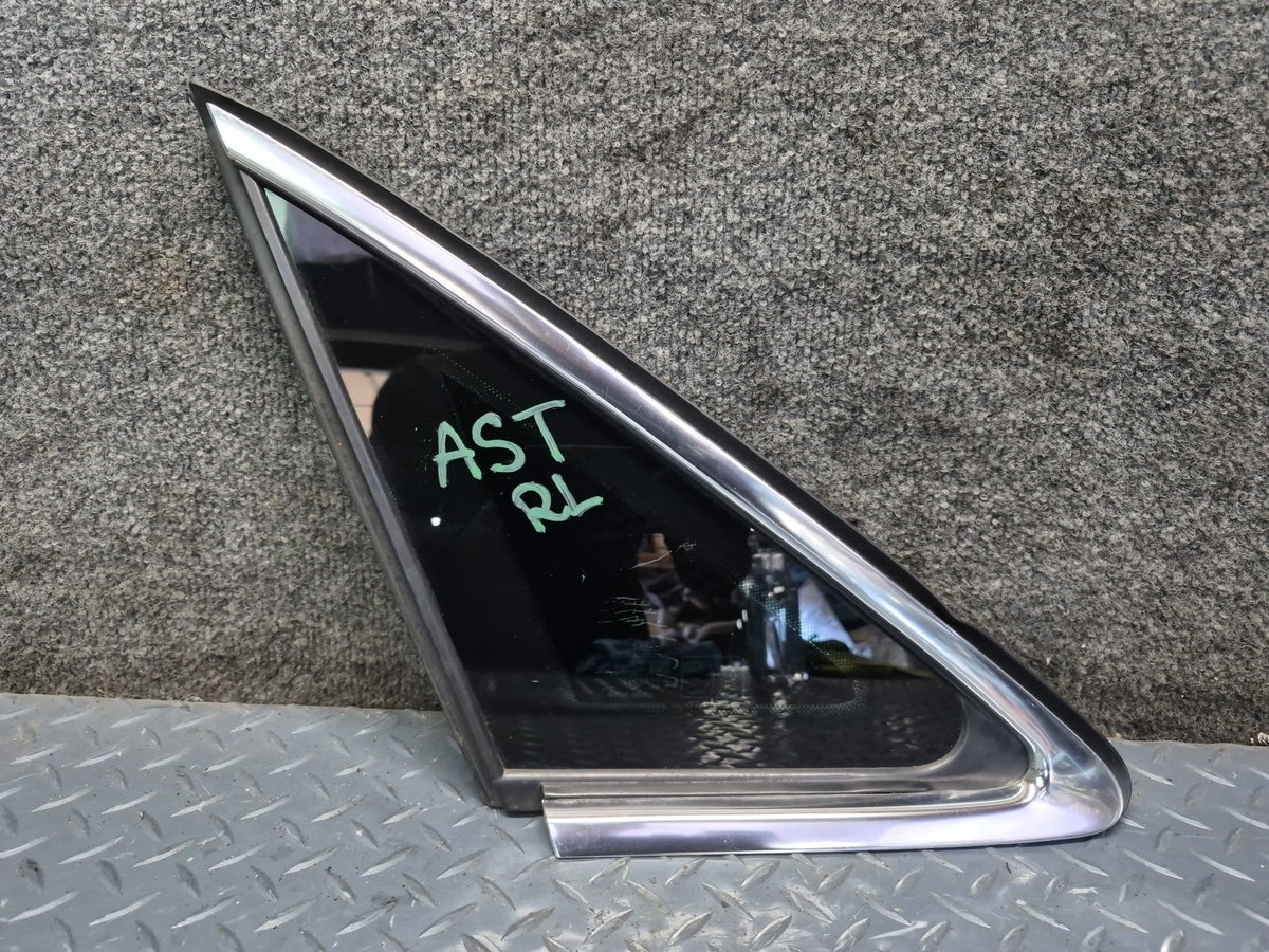 15-20 Audi S3 8VS 4 Door Sedan Rear Left Side Quarter Panel Window Glass OEM
