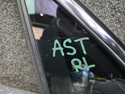 15-20 Audi S3 8VS 4 Door Sedan Rear Left Side Quarter Panel Window Glass OEM