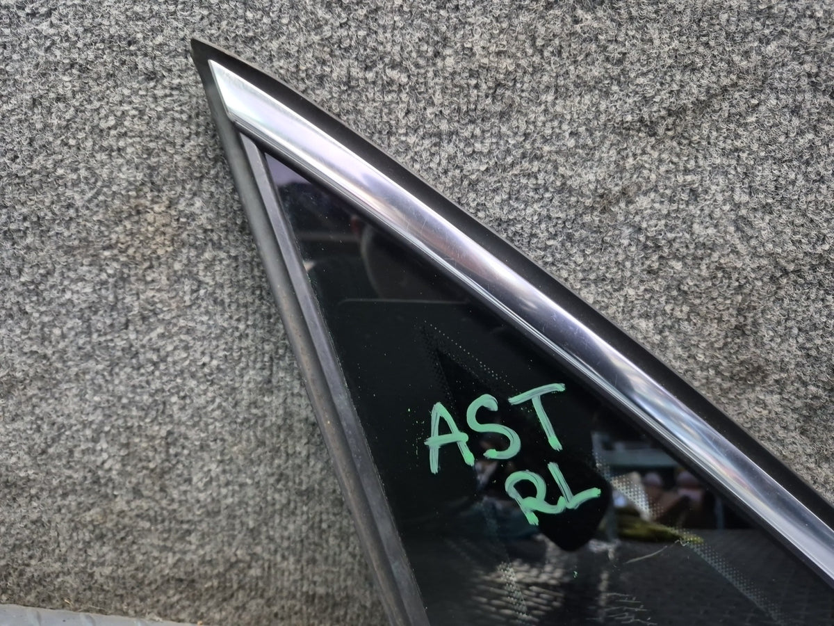 15-20 Audi S3 8VS 4 Door Sedan Rear Left Side Quarter Panel Window Glass OEM