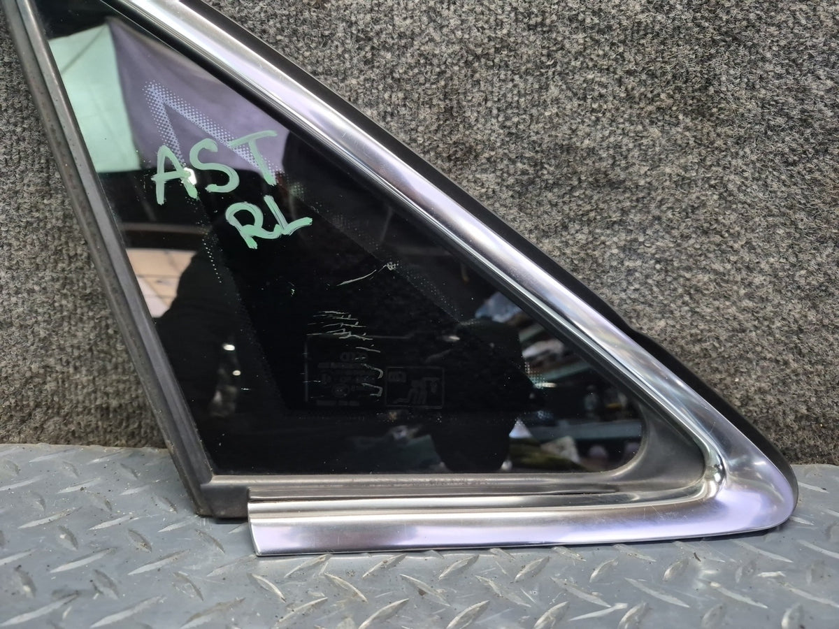 15-20 Audi S3 8VS 4 Door Sedan Rear Left Side Quarter Panel Window Glass OEM