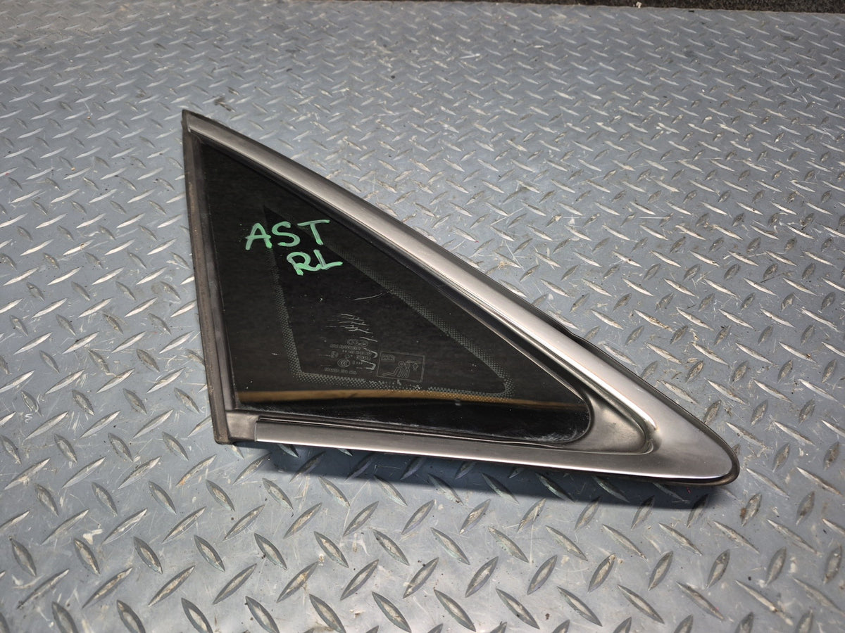 15-20 Audi S3 8VS 4 Door Sedan Rear Left Side Quarter Panel Window Glass OEM