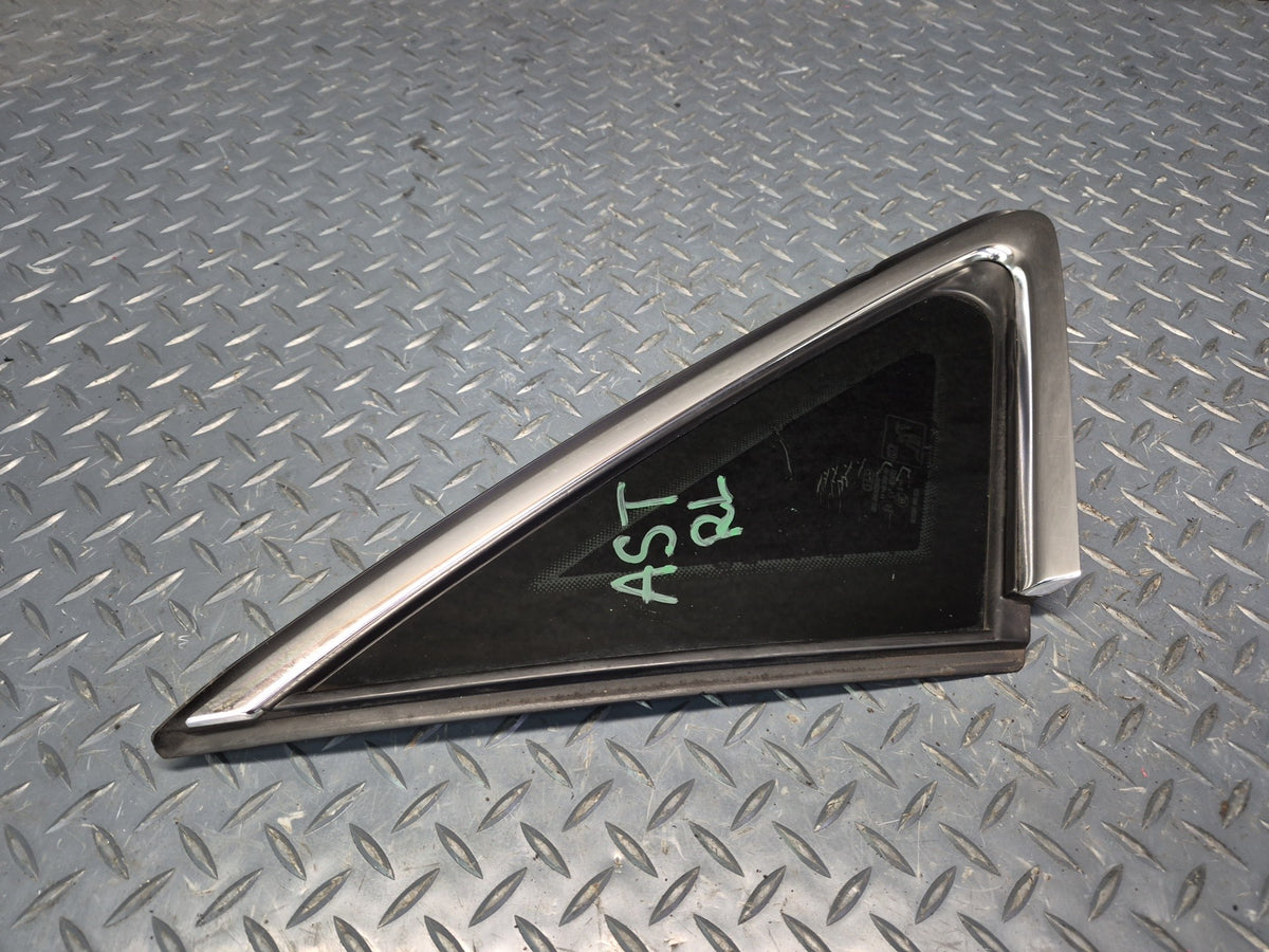 15-20 Audi S3 8VS 4 Door Sedan Rear Left Side Quarter Panel Window Glass OEM