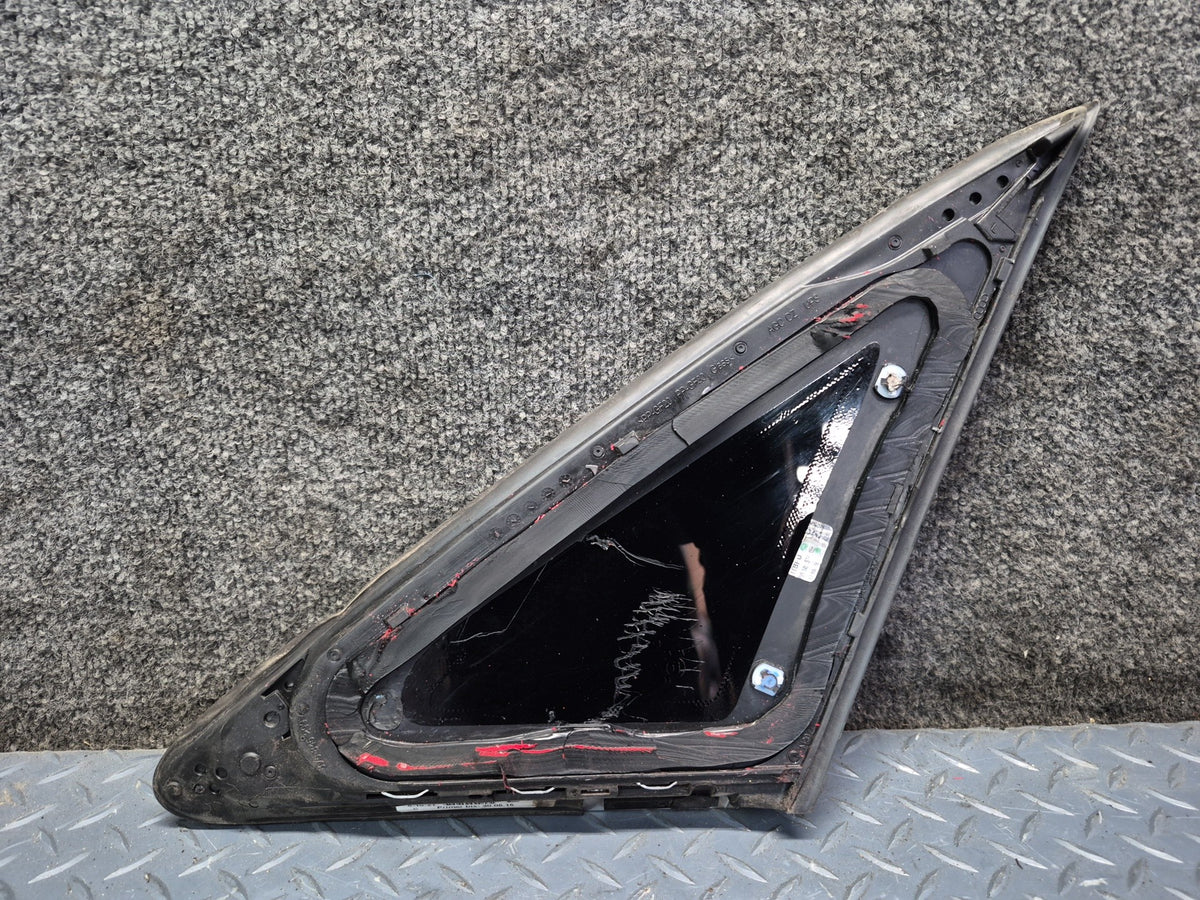 15-20 Audi S3 8VS 4 Door Sedan Rear Left Side Quarter Panel Window Glass OEM
