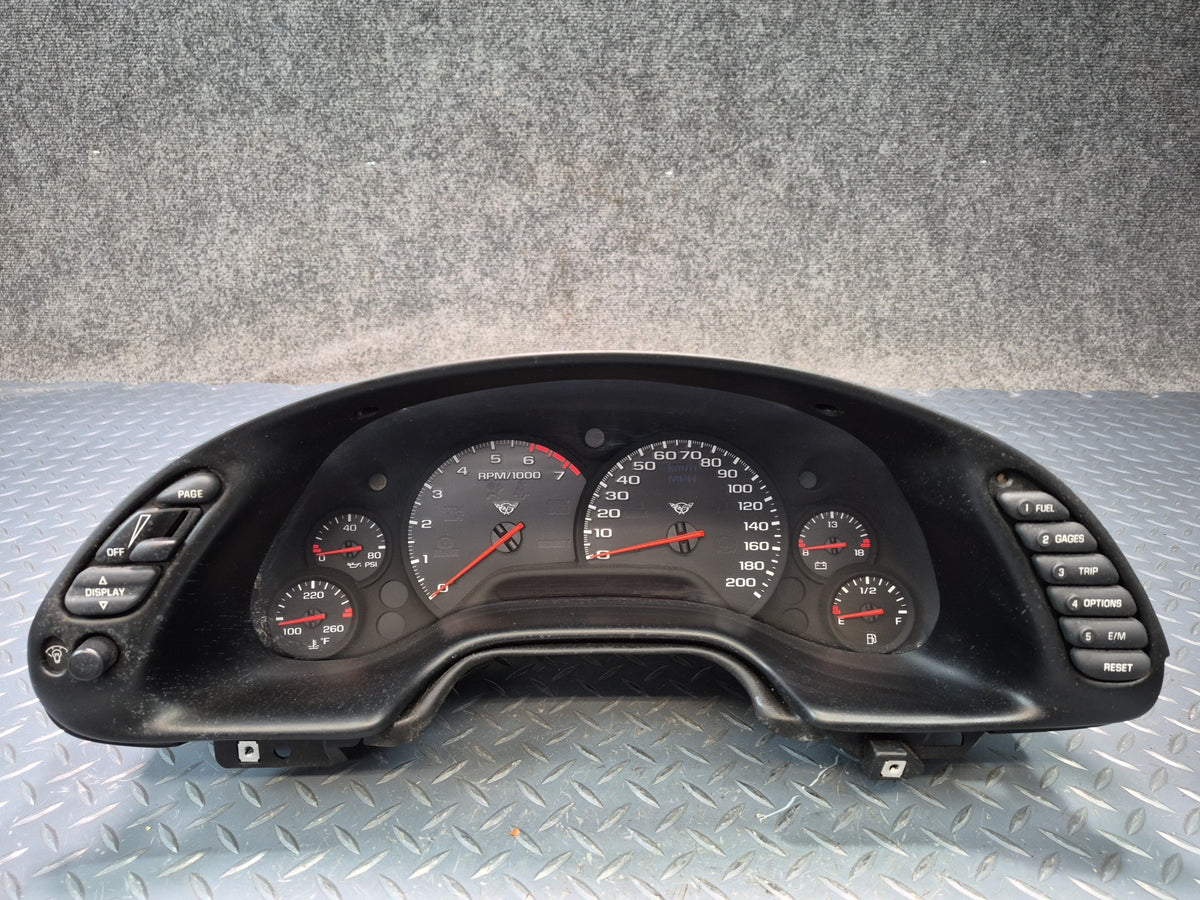 1999 Chevrolet Corvette C5 Instrument Cluster Gauge Speedometer 65K 10279518 OEM
