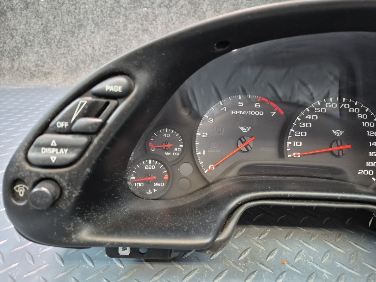 1999 Chevrolet Corvette C5 Instrument Cluster Gauge Speedometer 65K 10279518 OEM
