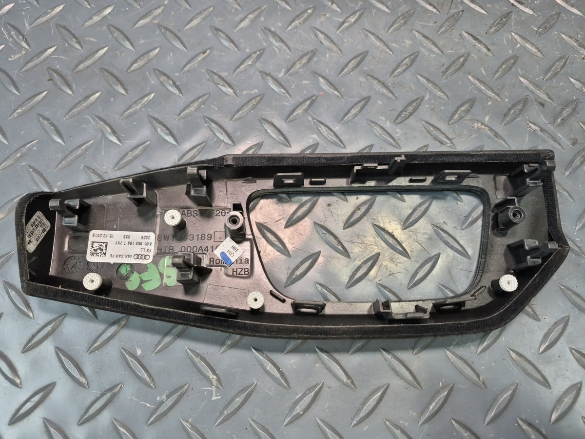 18-25 Audi F5A A5 S5 Sportback Set of 7 Dash Console Door Trim Panel Carbon OEM