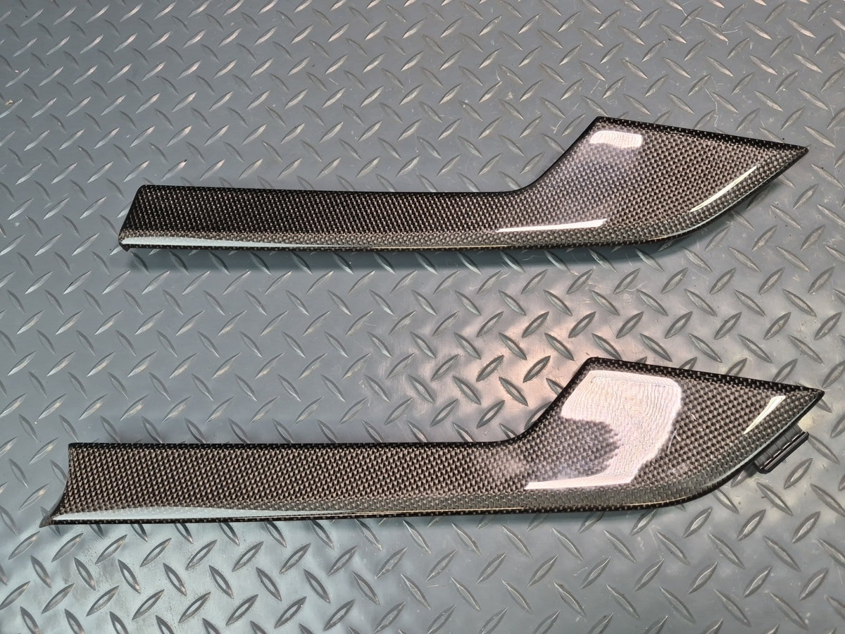 18-25 Audi F5A A5 S5 Sportback Set of 7 Dash Console Door Trim Panel Carbon OEM