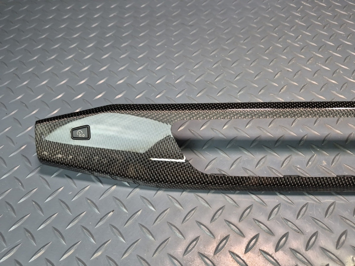 18-25 Audi F5A A5 S5 Sportback Set of 7 Dash Console Door Trim Panel Carbon OEM